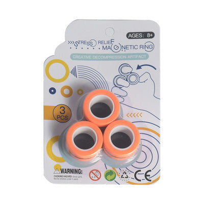 Magnetic Ring Fidget Toy for Stress Relief