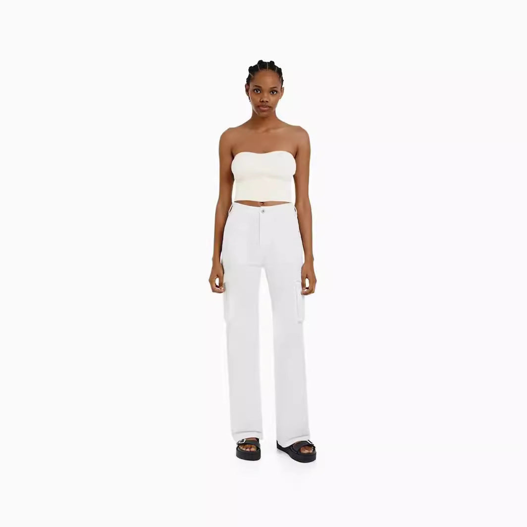 2026 Summer High-Waist Casual Cargo Pants for Women