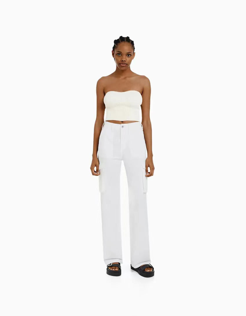 2026 Summer High-Waist Casual Cargo Pants for Women