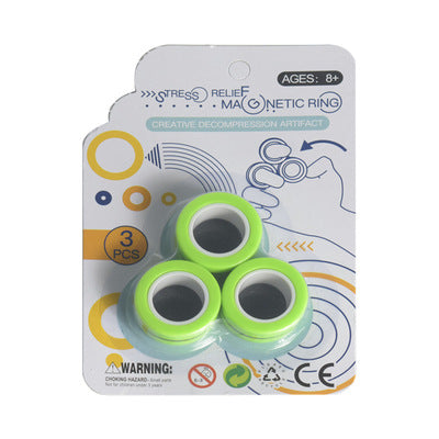 Magnetic Ring Fidget Toy for Stress Relief