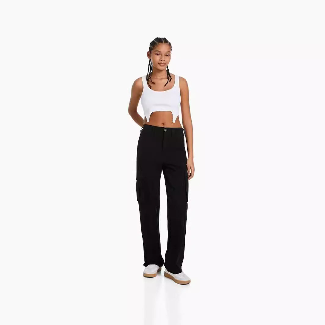 2026 Summer High-Waist Casual Cargo Pants for Women