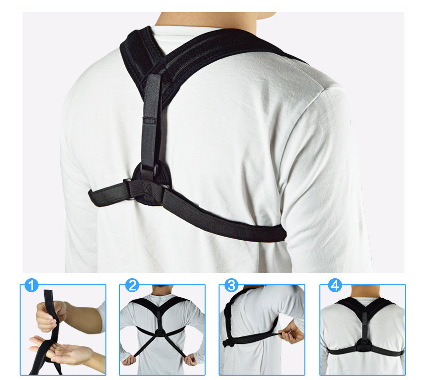 Breathable Adjustable Posture Corrector for Back Support