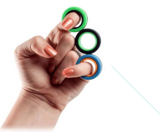 Magnetic Ring Fidget Toy for Stress Relief