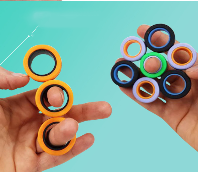 Magnetic Ring Fidget Toy for Stress Relief